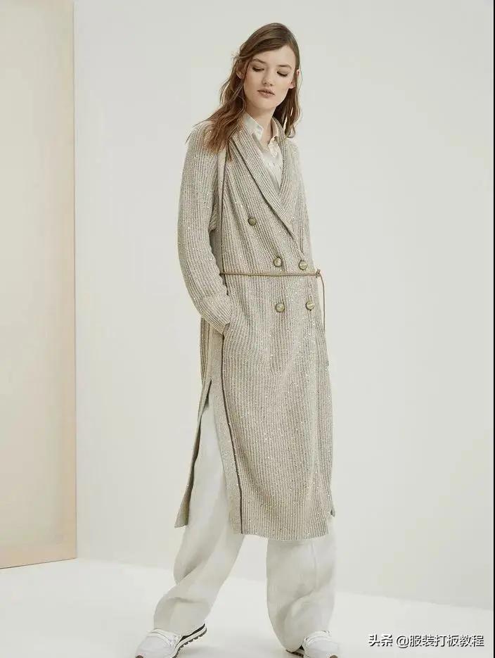 针织圆形口袋视频教程,针织开衫口袋怎么织