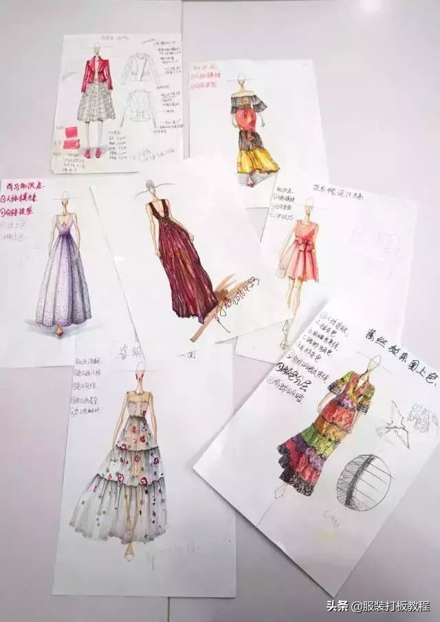 服装设计要求怎么写,服装设计的基本设计图