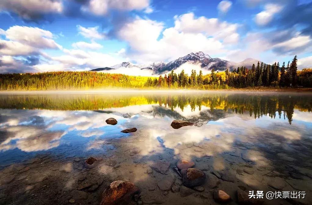 超级好看的山脉图片,落基山脉的全景式风景作品