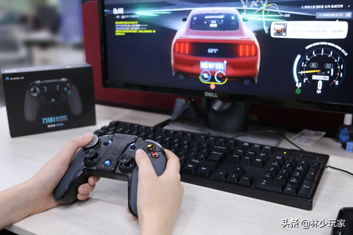 玩转《王者荣耀》《跑跑卡丁车》，仁魔刀锋游戏手柄上手体验分享