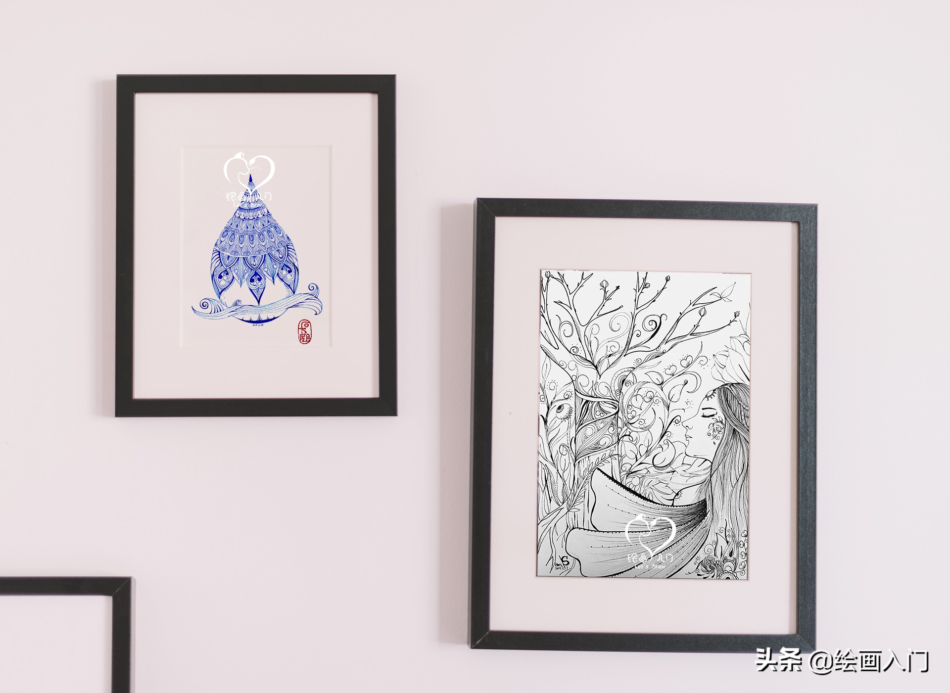 墙壁仿真花装饰创意,玻璃鲜花