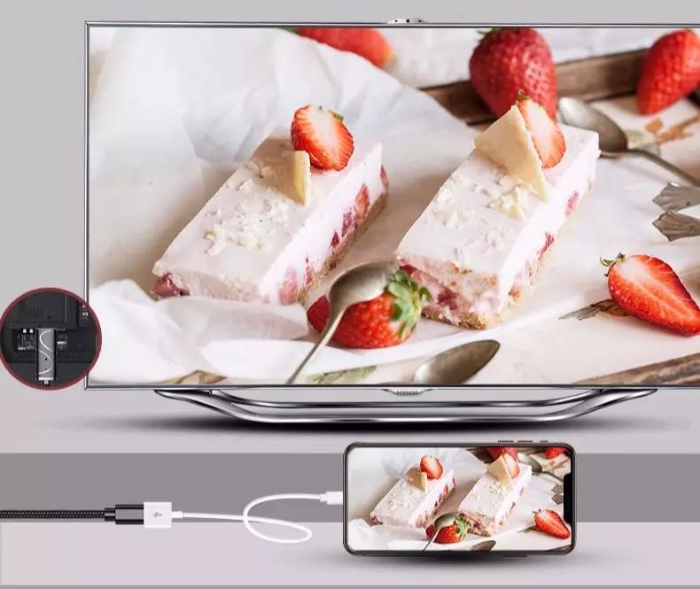 高清蓝牙同屏器，轻松实现手机电脑、电视机、投影机音视频转换