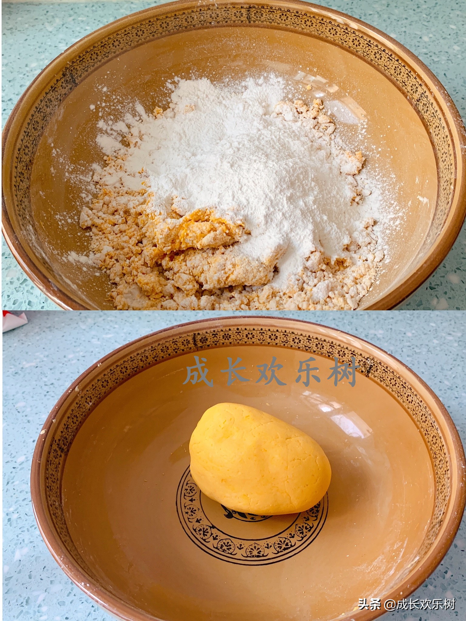南瓜饼糯米粉和澄粉比例,南瓜饼做法到底用面粉还是糯米粉