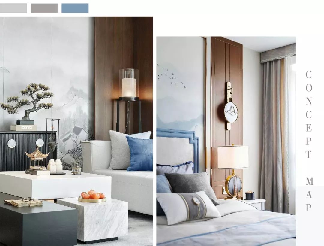 凯悦家居布艺效果图,凯悦新中式窗帘效果图