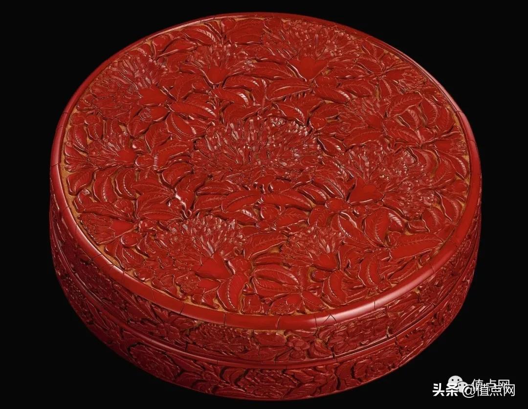 永乐御制漆盒价格,明永乐剔红云龙纹盝顶式长方盒