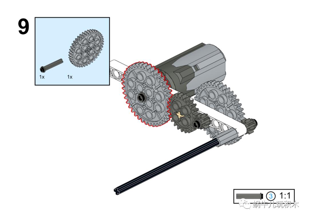 乐高科技组42112搅拌车拼装视频,乐高简单小物件教程
