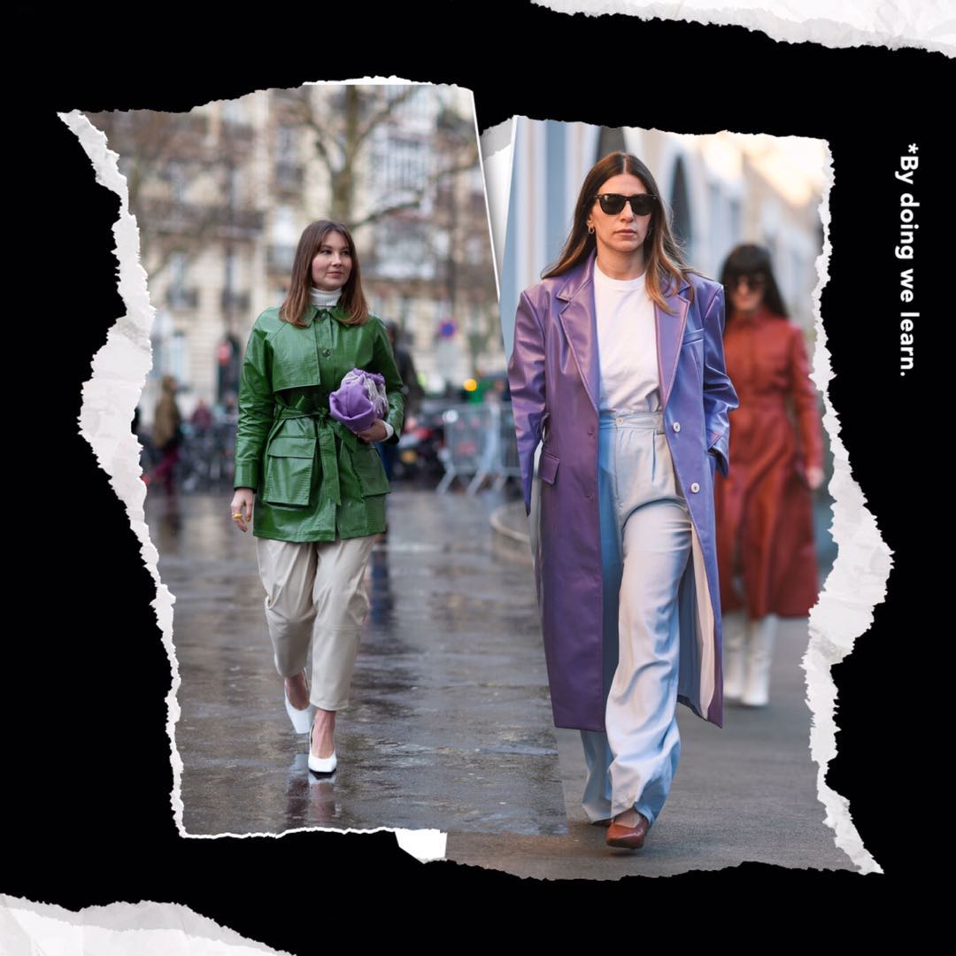 又高又瘦中长款皮衣怎么穿最好看,黑色超长款皮衣怎么搭配才显高级