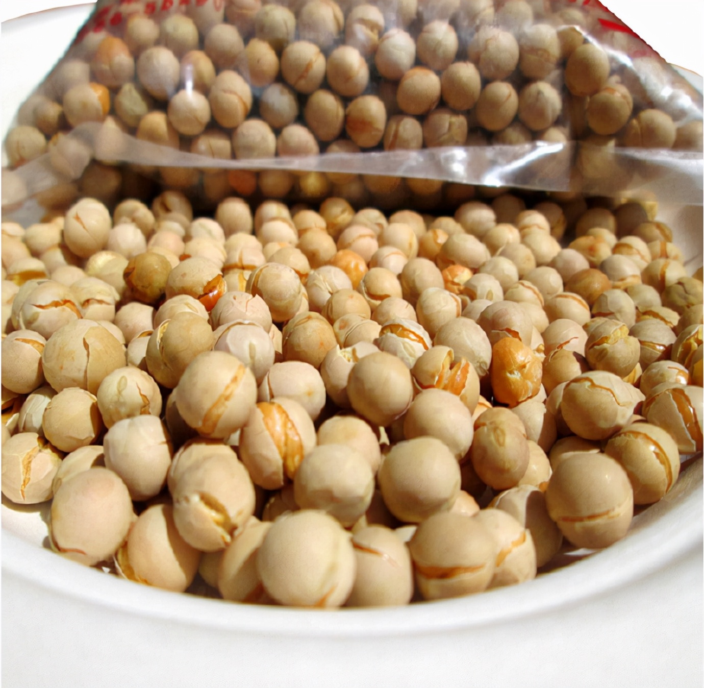 炒豌豆片川菜,炒豌豆用的黄色豆子