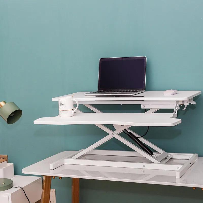 站立办公升降笔记本电脑桌,折叠式台式可升降电脑桌