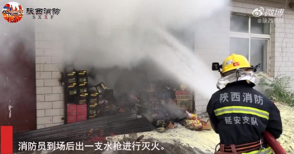 青原区仓库起火,青希消防视频完整版