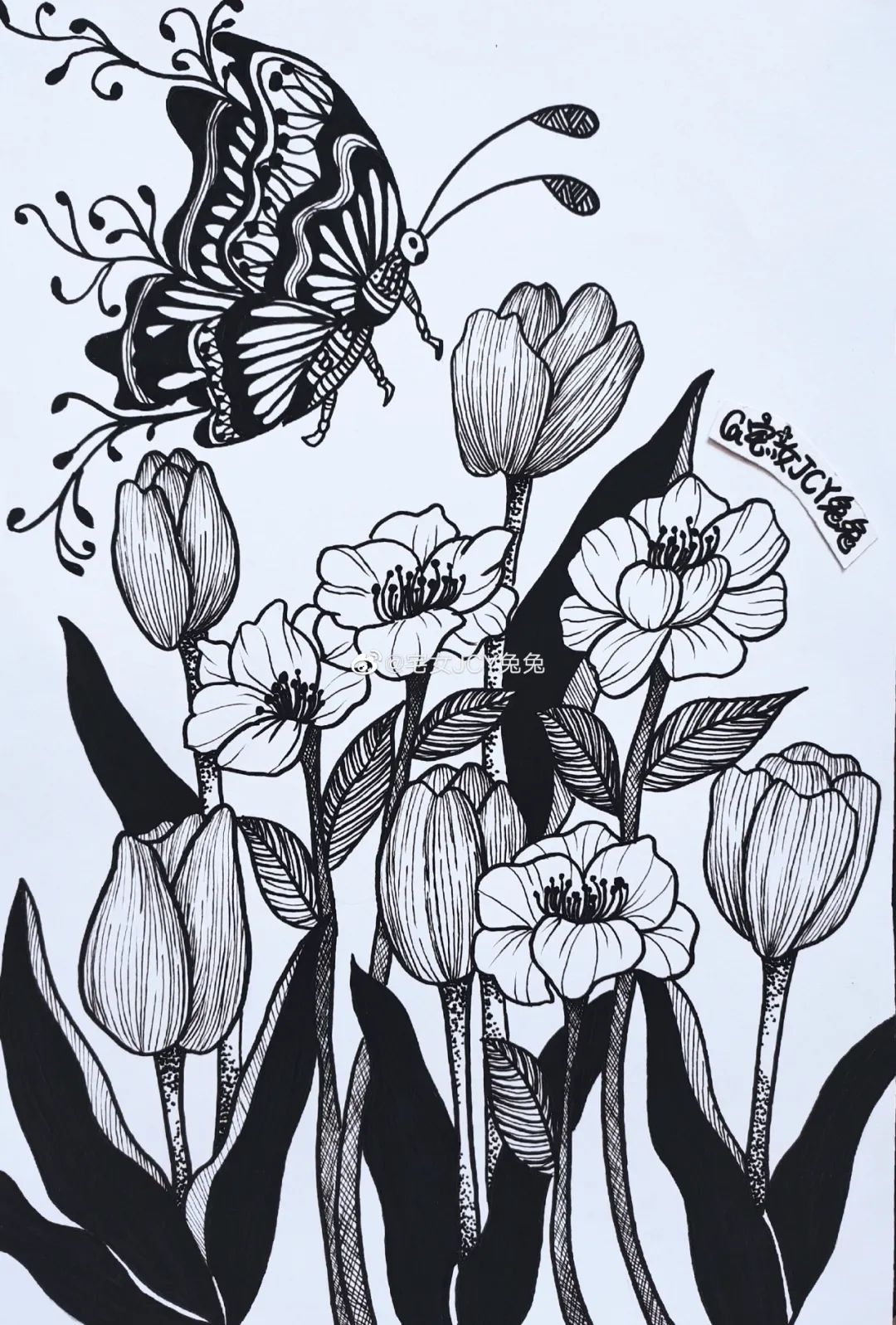 简单又好看的重彩油画棒作品,美到极致的风格绘画