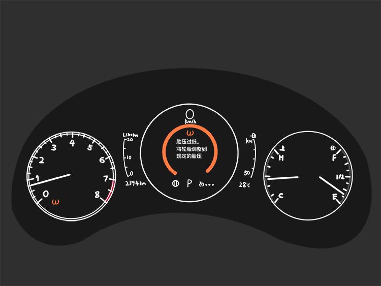 胎压监测故障灯亮处理方法,胎压监测报警灯亮了是怎么回事