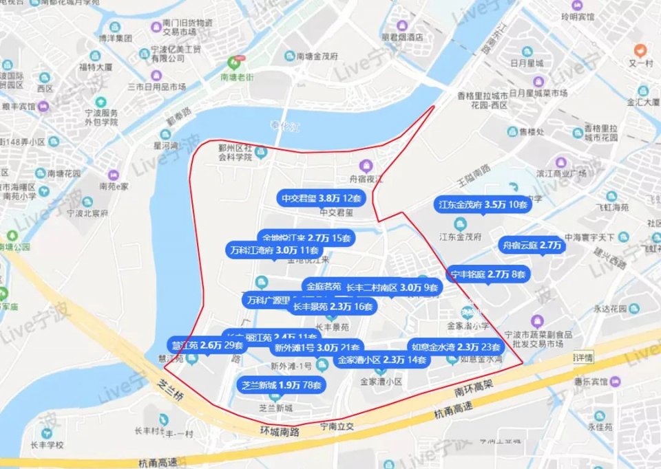 太疯狂！学区单价挂至8万/平！宁波中河、长丰等多校9月投用