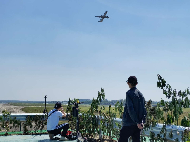 双流空港花田看飞机降落最佳地点,双流空港花田最佳位置看飞机