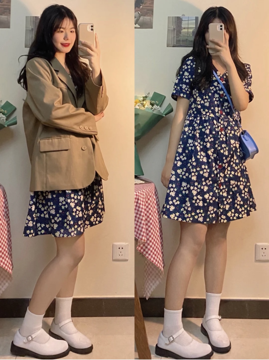 春季穿搭西服连衣裙,今年最火爆款的西服休闲裙子