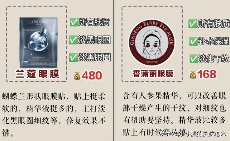 网红眼霜眼膜最全测评,抖音爆款眼膜强烈推荐