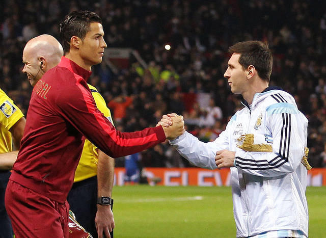 梅西与c罗巅峰对决全纪录,梅西与c罗巅峰对决第一次