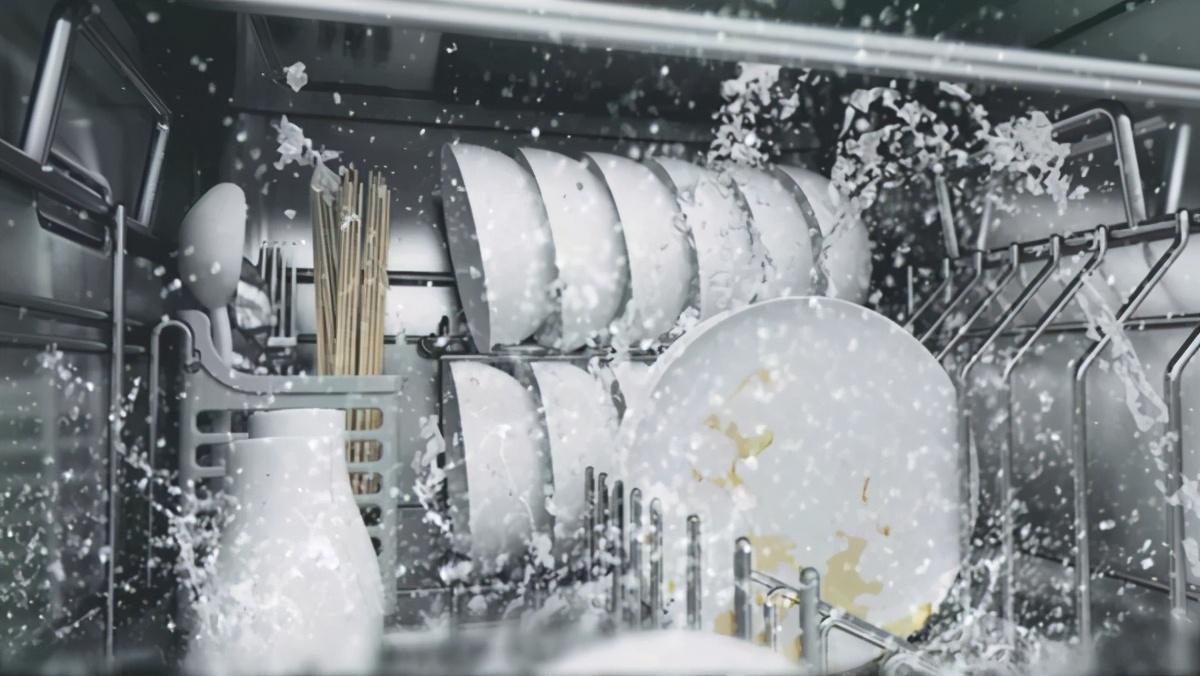 小户型窄台面嵌入式超薄洗碗机,慧曼c2小型台面洗碗机