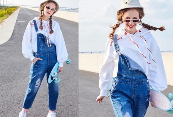 想要青春活力范？快快穿上背带裤