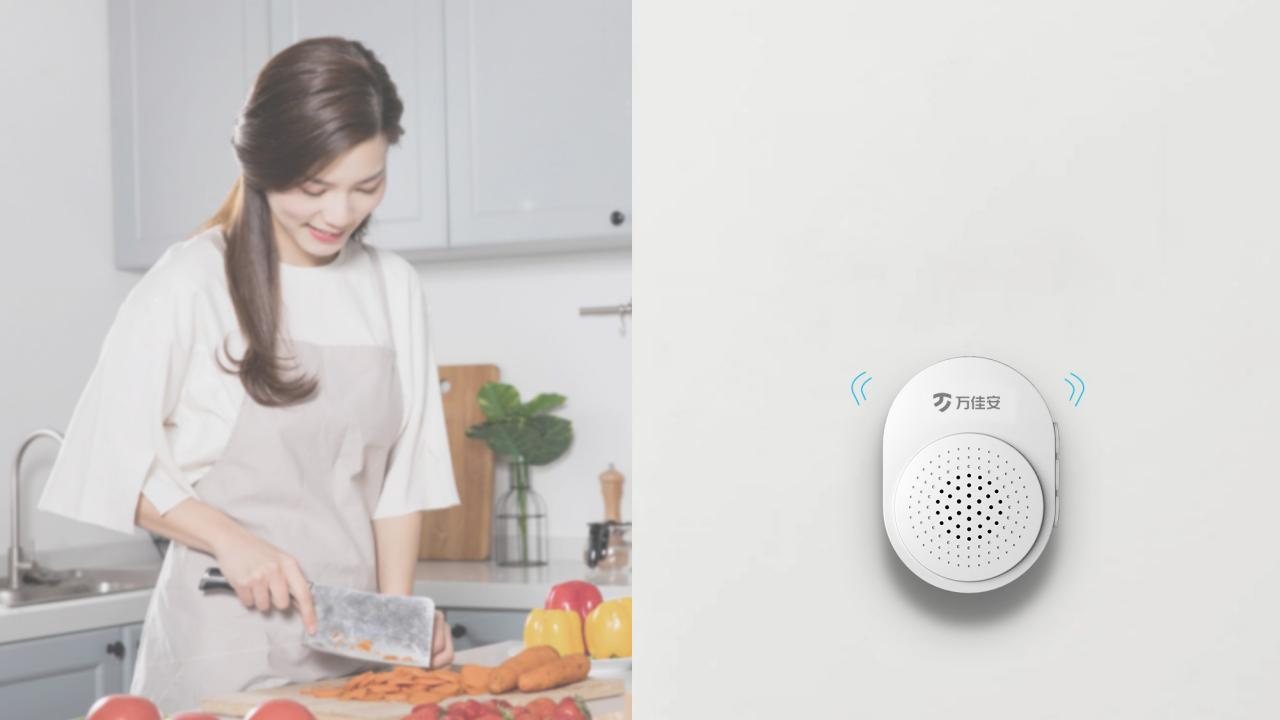 万佳安W5-W智能可视门铃，你的24h门口安全卫士