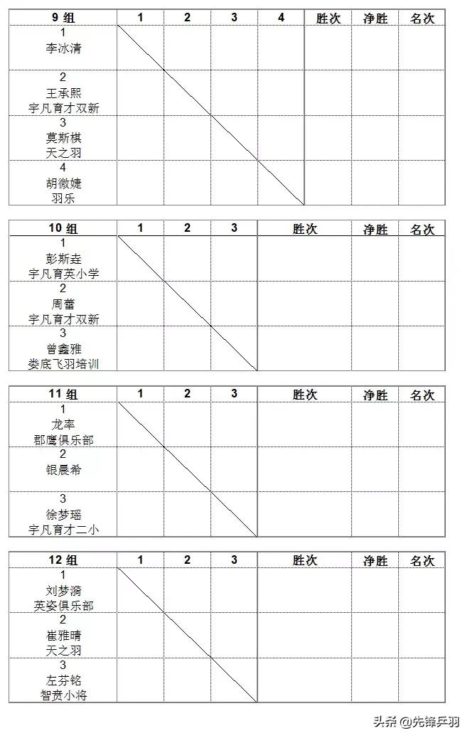 2019红双喜打球吧孩子长沙站竞赛规程