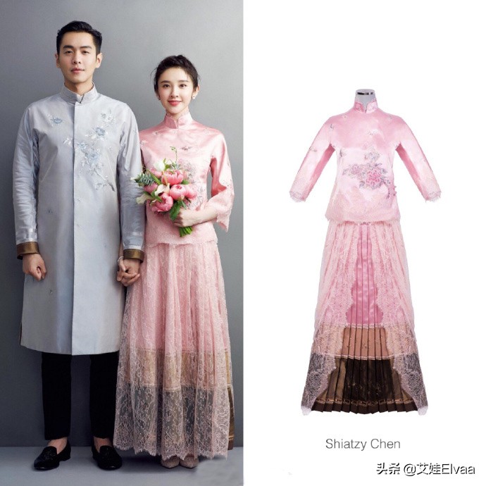 唐艺昕张若昀结婚礼服,张若昀唐艺昕同款婚纱照