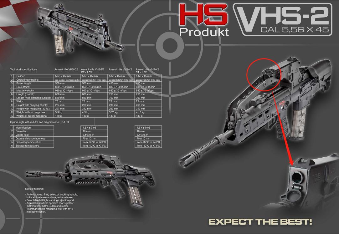 克罗地亚vhs2轻武器,法玛斯vhs2魔改
