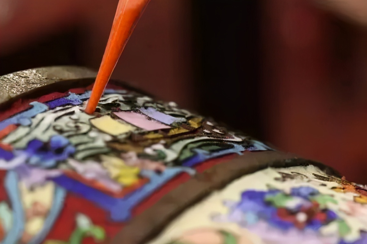 质感细腻的古法与珐琅工艺,中国传统珐琅工艺技法