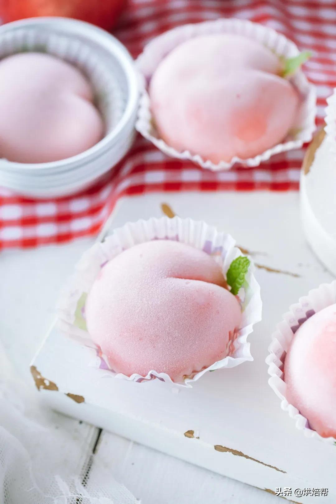 甜品教程超简单樱花粉雪媚娘 (水蜜桃雪媚娘的吃法)