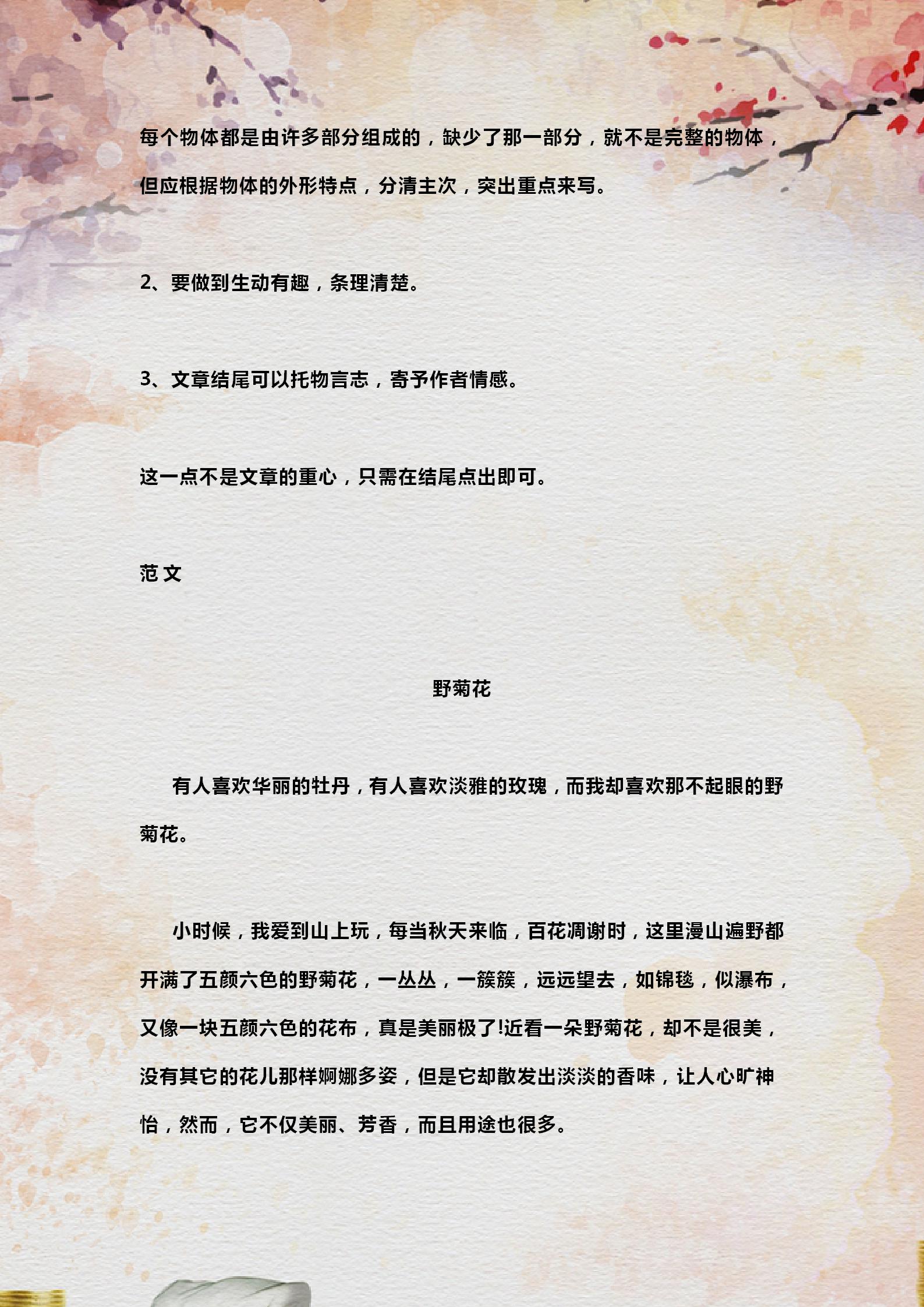 小学语文作文写旅游范文,小学语文作文技巧写物