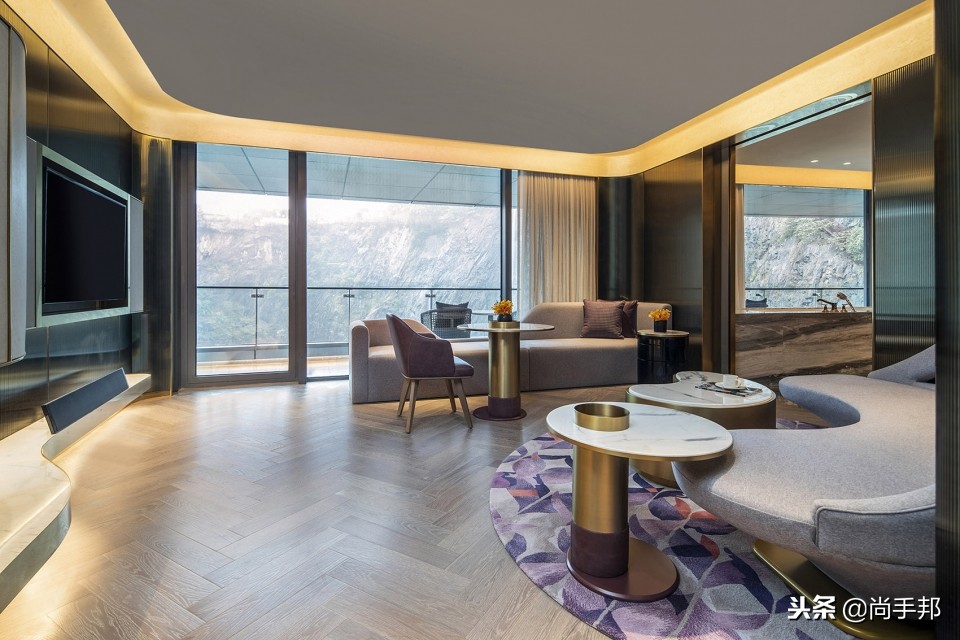 深坑洲际酒店设计效果图,援沪上海深坑世茂洲际酒店