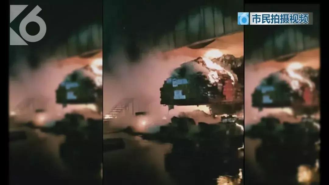 “这是我见过的最大的火…”数千平米仓库付之一炬