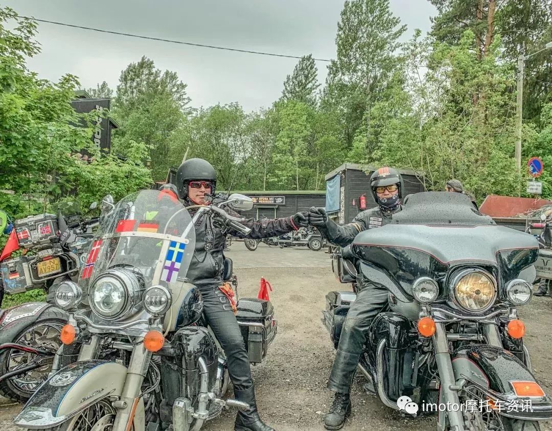 又是来自深圳的摩托车俱乐部！这次他们踏上了北欧的*途征**