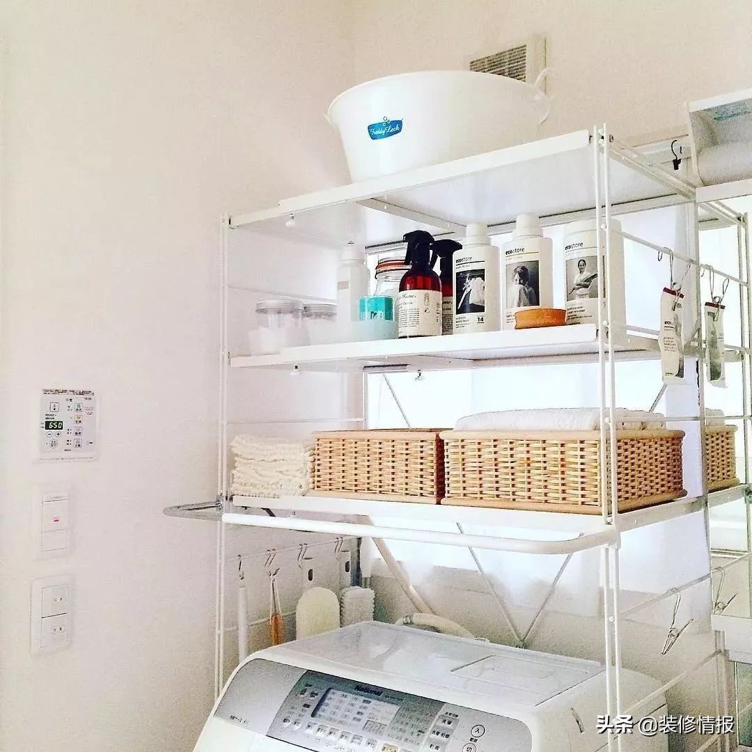 日本洗衣间收纳方法,日本全职主妇收纳技巧