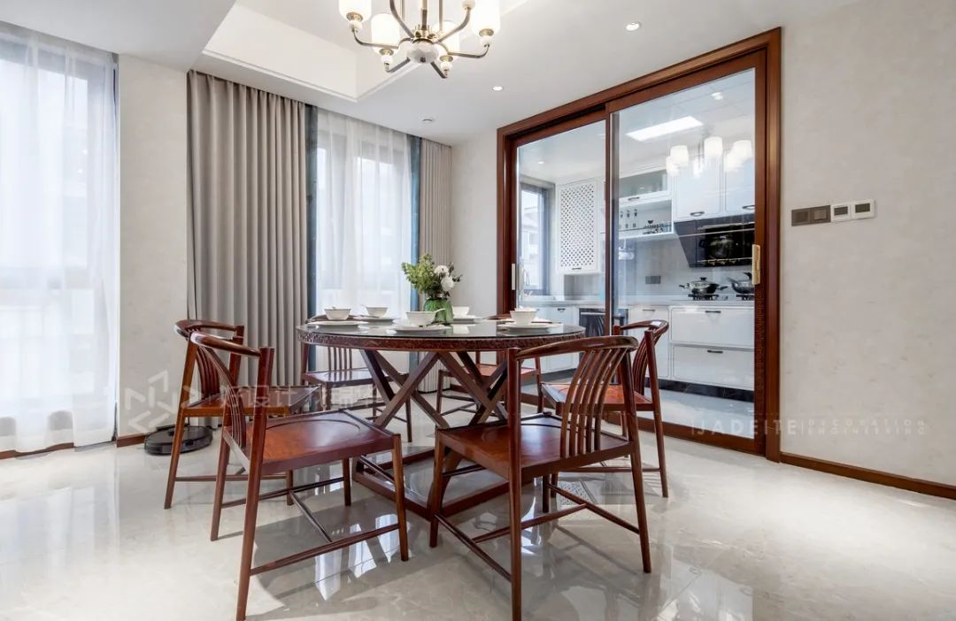 锦华新中式装修案例,锦华装修现场