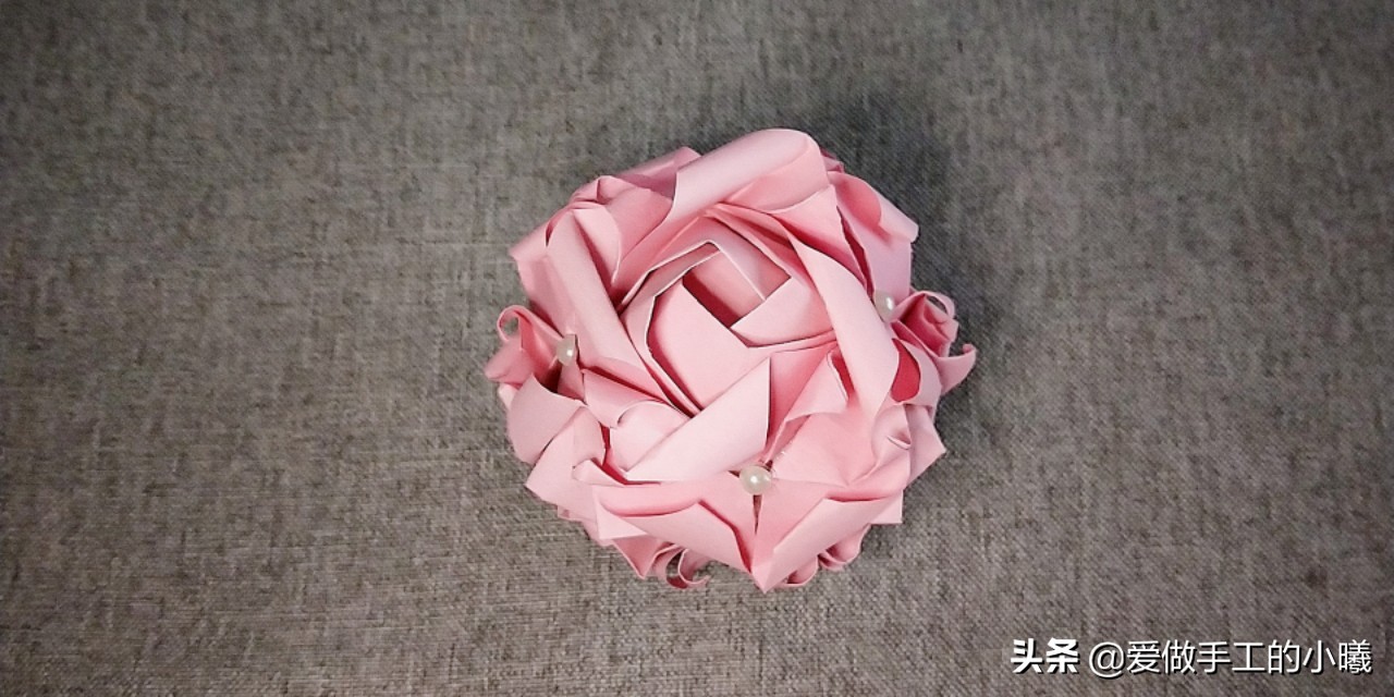 卷心玫瑰花折纸教程图解,玫瑰花折纸教程图解千纸鹤