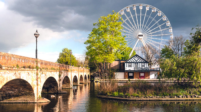 英国斯特拉特福位置,英国莎翁故居