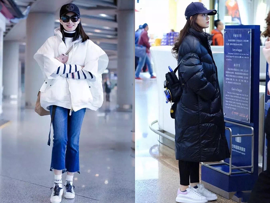 李庚希穿抹胸礼服,李庚希穿白色外套