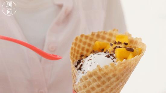 转圈圈的冰淇淋,旋转大转盘冰淇淋