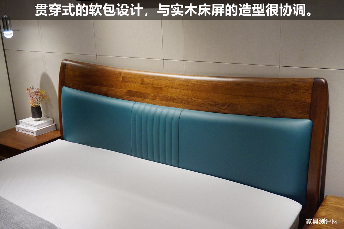 柏森新中式大床,适合轻奢风格的实木床