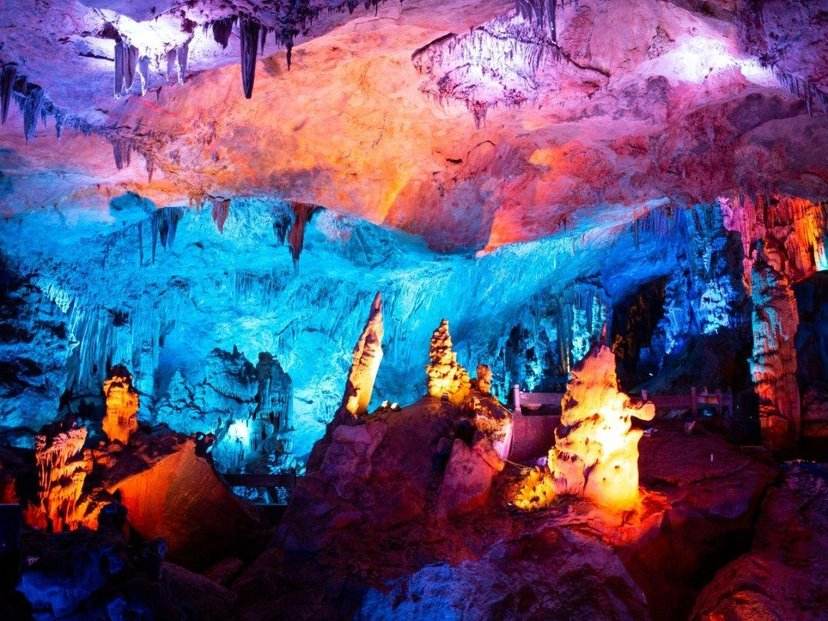 瑶琳仙境石刻写的啥,鹧鸪天蓬莱阁