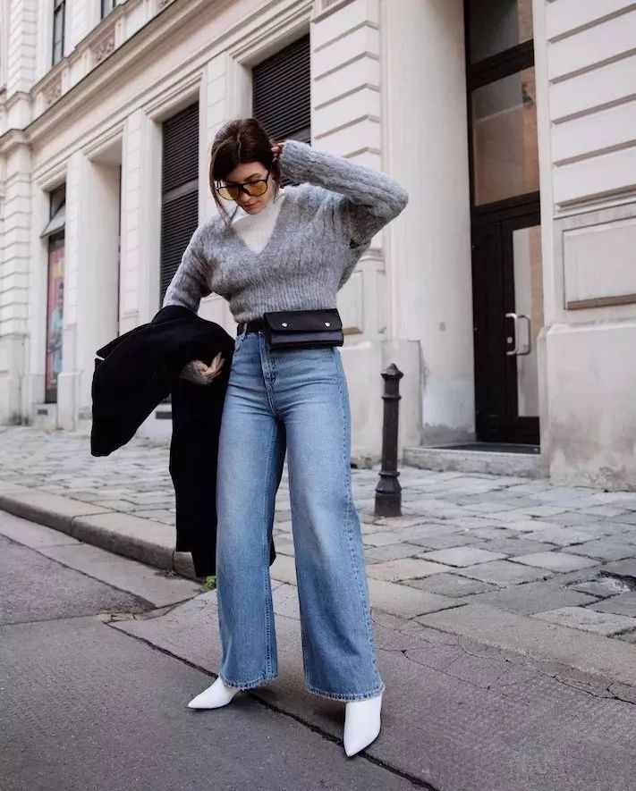 适合腿瘦的穿的新款阔腿裤,冬天不粘腿阔腿裤推荐