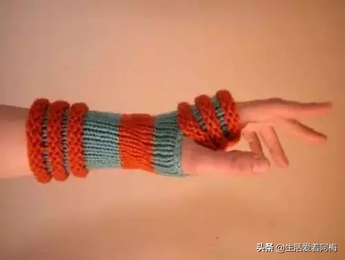 0-6个月的手套编织教程,冬季保暖简约手套编织视频教程