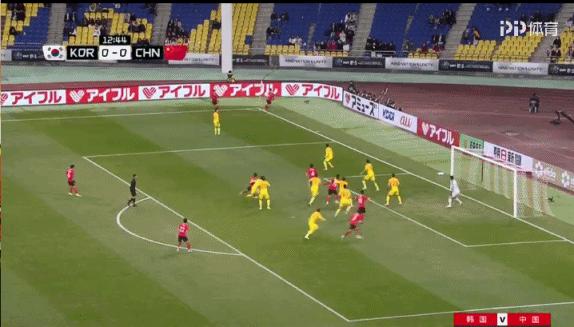 东亚杯男足中国vs韩国第一球,2019年东亚杯中国男足对日本首发