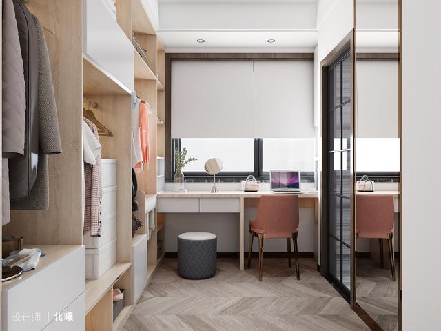118平三室两厅主卧衣帽间,110平方三室一厅带衣帽间