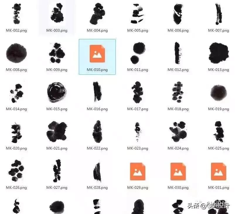 水墨风水海报手绘教程图片,水墨质感的中国风海报ps