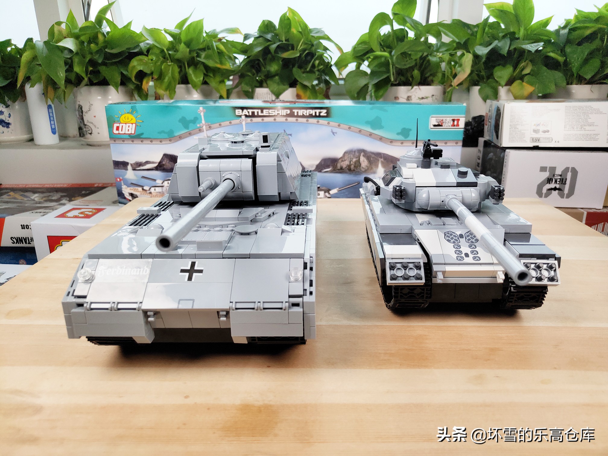 cobi豹式坦克拼装过程,cobi积木德国坦克进化史