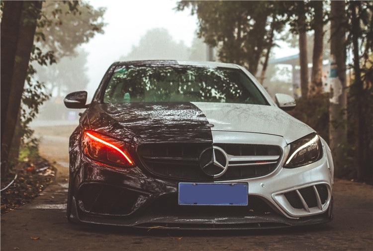 奔驰c200l黑武士改装,奔驰c200l合法改装案例