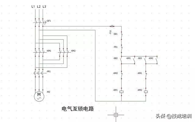 接触器自锁互锁接线实物图讲解,电工教程交流接触器的自锁及接线