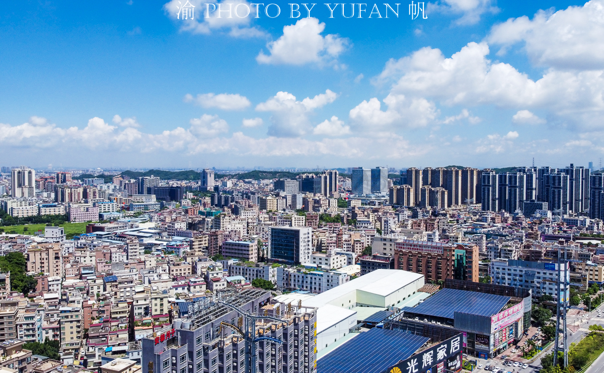 航拍东莞虎门，曾经的中国第一镇，为何如今还比不上相邻的长安？